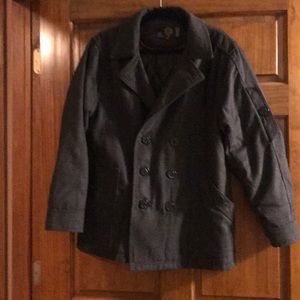 Men’s wool pea coat